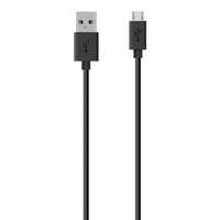 Micro USB Cable; Black, 3 meters