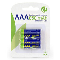 ENERGENIE READY TO USE RECHEARGEABLE BATTERIES AAA 850MAH 4PCS/PACK