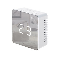 CAMRY LED ALARM CLOCK RADIO WHITE