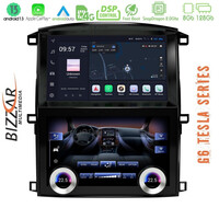 Bizzar Toyota Land Cruiser J100 Android 13 (8+128gb) Tesla Multimedia Station Double Screen 10" u-ts-Ty9001g
