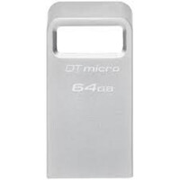 Kingston DataTraveler Micro Gen2 64GB USB 3.2 Stick Silver (DTMC3G2/64GB) (KINDTMC3G2-64GB)