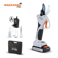 NAKAYAMA PRO   EC1400   ΨΑΛΙΔΙ ΚΛΑΔΟΥ ΜΠΑΤΑΡΙΑΣ 21V, BRUSHLESS, ΔΙΠΛΗ ΚΟΠΗ 0-30mm/0-40mm, 970gr,ΜΠΑΤΑΡΙΑ 2Ah Li-Ion, ΒΑΛΙΤΣΑ