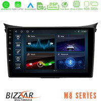 Bizzar m8 Series Hyundai i30 2012-2017 4core Android12 4+32gb Navigation Multimedia Tablet 9 u-m8-Hy0833