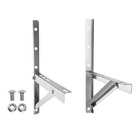 HOME USE επιτοίχια βάση κλιματιστικού HUH-0250, 410x490mm, ανοξείδωτη, έως 180kg