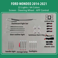 DIQ AMBIENT FORD MONDEO IV mod. 2013-2021 (Digital iQ Ambient Light for Ford Mondeo mod. 2013-2021 with 22 Lights)