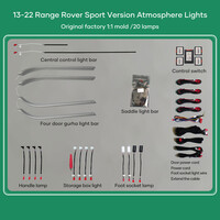 DIQ AMBIENT LR RANGE ROVER SPORT (L494) SM mod. 2013-2021 (Digital iQ Ambient Light for LAND ROVER RANGE ROVER SPORT L494 mod. 2013-2021 with 20 Lights)