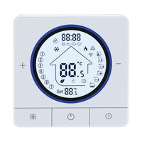 Smart θερμοστάτης αερίου BHT-800WM-GCLW, WiFi, επιτοίχιος, λευκός