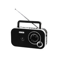 DM-77-543 . Φορητό αναλογικό ραδιόφωνο AM/FM BLOW RA12 μαύρο-ασημί