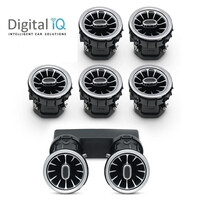 DIQ AMBIENT 8176 CD AIR VENTS BENZ C-GLC (Digital iQ Turbine Air Vent Ambient Light Kit MERCEDES C - GLC mod. 2015-2021)