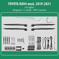 DIQ AMBIENT TOYOTA RAV4 (XA50) mod. 2019> (Digital iQ Ambient Light for Toyota RAV4 mod. 2019> with 16 Lights)