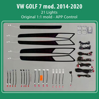 DIQ AMBIENT VW GOLF 7 (FK) mod. 2013-2021 (Digital iQ Ambient Light VW GOLF 7 mod. 2013-2021 with 21 Lights)