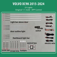 DIQ AMBIENT VOLVO XC90 II mod. 2015-2024 (Digital iQ Ambient Light for VOLVO XC90 mod. 2015-2024 with 23 Lights)
