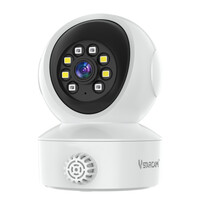VSTARCAM smart κάμερα CS49LM με ανιχνευτή καπνού/αερίου, 3MP, WiFi, PTZ, SD
