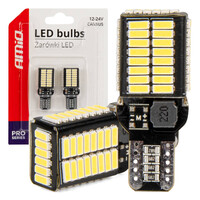 03724/AM ΛΑΜΠΑΚΙΑ T15e W16W 12/24V 54x4014 SMD LED CAN-BUS PRO SERIES AMIO - 2 Τεμ.