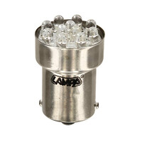 L5837.4 ΛΑΜΠΑ ΜΟΝΟΠΟΛΙΚΗ 11LED ΚΟΚΚΙΝΟ ΧΡΩΜΑ 12V