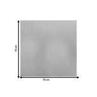 Επιφάνεια τραπεζιού Tredial pakoworld τ.Werzalit μπεζ 70x70εκ