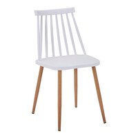 Τραπεζαρία Manka-Aurora I pakoworld σετ 5τεμ σε λευκή απόχρωση 110x80x77εκ