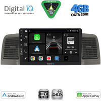 DIGITAL IQ BXF 6712GR_CPAA (9inc) MULTIMEDIA TABLET for TOYOTA COROLLA mod. 2001-2006 (GREY)