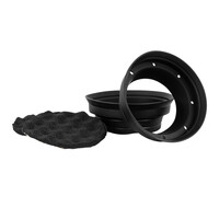 Auto-Connect Universal Soft Silicone Baffel Kit weather proof 6.5" speakers Auto-Connect 720SBK165