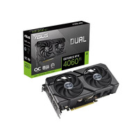 ASUS Dual -RTX4060TI-O8G-EVO NVIDIA GeForce RTX 4060 Ti 8 GB GDDR6 (90YV0J49-M0NA00) (ASU90YV0J49-M0NA00)