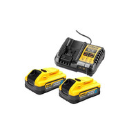 Dewalt DCB1104H2 Φορτιστής & 2 Μπαταρίες PowerStack 5.0Ah