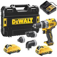 Dewalt DCD703L2T Δραπανοκατσάβιδο Μπαταρίας 12V XR Multi - Head 2x3.0Ah Brushless
