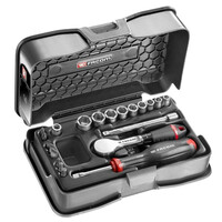 R.181-4P6PB ΣΕΤ ΚΑΡΥΔΑΚΙΑ & ΜΥΤΕΣ FACOM ΚΑΣΤΑΝΙΑ 1/4" 21τεμ