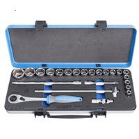 Unior 612779 Συλλογή από Καρυδάκια 1/2" σε Μεταλλική Κασετίνα 10 - 32/23 190BI6P23