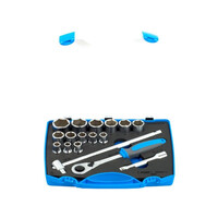 Unior 622023 Σετ με Kαρυδάκια 1/2" σε Πλαστικό Κουτί 10 - 32/17