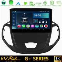 Bizzar g+ Series Ford Transit Courier 2015-2023 8core Android14 6+128gb Navigation Multimedia Tablet 9" u-g-Fd3002