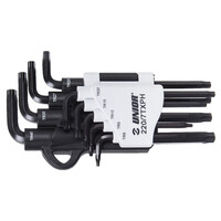 Unior 613089 Συλλογή Κλειδιών TORX (TX) σε Πλαστική Κρεμάστρα 220/7TXPH TX9 40
