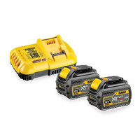 Dewalt DCB118T2 Σετ 2X6Ah Μπαταρίες Λιθίου 18V με Φορτιστή 18-54V Flexvolt