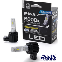PIAA LEH262 Headlight LED conversion bulb 6000K /34W per bulb 4500lm from17 bulbs
For H11/H8/H9/H16 Halogen sockets