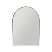 Ostaria Καθρέφτης Μεταλλικός 'Αψίδα' Χρυσός -37068