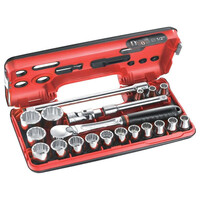 SL.DBOX1PB ΣΕΤ FACOM ΚΑΣΤΑΝΙΑ & ΚΑΡΥΔΑΚΙΑ 1/2" 21τεμ