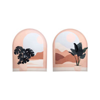 Ostaria Καμβάς Εκτύπωσης 'Escape' 60x75, Πολύχρωμο, 2 Σχέδια -36207