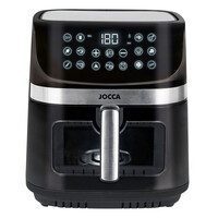 JOCCA DIGITAL FRYER 9L DOBLE RESISTANCE AND VENTANA 2200W BLACK
