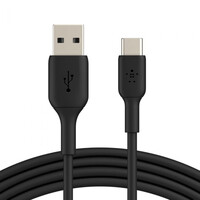 Belkin CAB001bt2MBK USB-A to USB-C Cable, 2M, Black