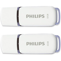 Philips Snow 32GB USB 2.0 2-Pack (FM32FD70D/00) (PHIFM32FD70D-00)