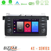 Bizzar oem bmw 3 Series e46 4core Android12 2+32gb Navigation Multimedia Deckless 7 με Carplay/androidauto u-4t-Bm66