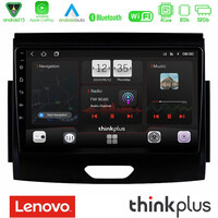 Lenovo Thinkplus Series 4core Android15 2+32gb  Ford Ranger 2017-2022 Navigation Multimedia Tablet 9" με Carplay & Android Auto u-sqz-Fd0496
