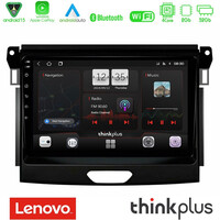 Lenovo Thinkplus Series 4core Android15 2+32gb  Ford Ranger 2017-2022 Navigation Multimedia Tablet 9" με Carplay & Android Auto u-sqz-Fd0617