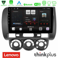 Lenovo Thinkplus Series 4core Android15 2+32gb  Honda Jazz 2002-2008 (Manual A/c) Navigation Multimedia Tablet 9" με Carplay & Android Auto u-sqz-Hd0589