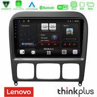 Lenovo Thinkplus Series 4core Android15 2+32gb  Mercedes s Class 1999-2004 (W220) Navigation Multimedia Tablet 9" με Carplay & Android Auto u-sqz-Mb0765b