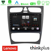Lenovo Thinkplus Series 4core Android15 2+32gb  Mercedes c Class (W203) Navigation Multimedia Tablet 9" με Carplay & Android Auto u-sqz-Mb0925