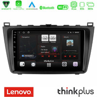 Lenovo Thinkplus Series 4core Android15 2+32gb  Mazda 6 2008-2012 Navigation Multimedia Tablet 9" με Carplay & Android Auto u-sqz-Mz0233