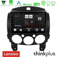 Lenovo Thinkplus Series 4core Android15 2+32gb  Mazda 2 2008-2014 Navigation Multimedia Tablet 9" με Carplay & Android Auto u-sqz-Mz0667