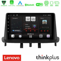 Lenovo Thinkplus Series 4core Android15 2+32gb  Renault Megane 3 2009-2013 Navigation Multimedia Tablet 9" με Carplay & Android Auto u-sqz-Rn0718