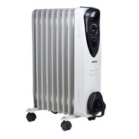 JOCCA OIL FILLED RADIATOR 9 ELEMENTS 2000W WHITE