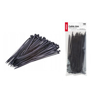 02157/AM . ΔΕΜΑΤΙΚΑ/ΔΕΤΙΚΑ ΚΑΛΩΔΙΩΝ TIE WRAP 4,8 X 350mm (ΜΑΥΡΟ) - 100 ΤΕΜ. 
